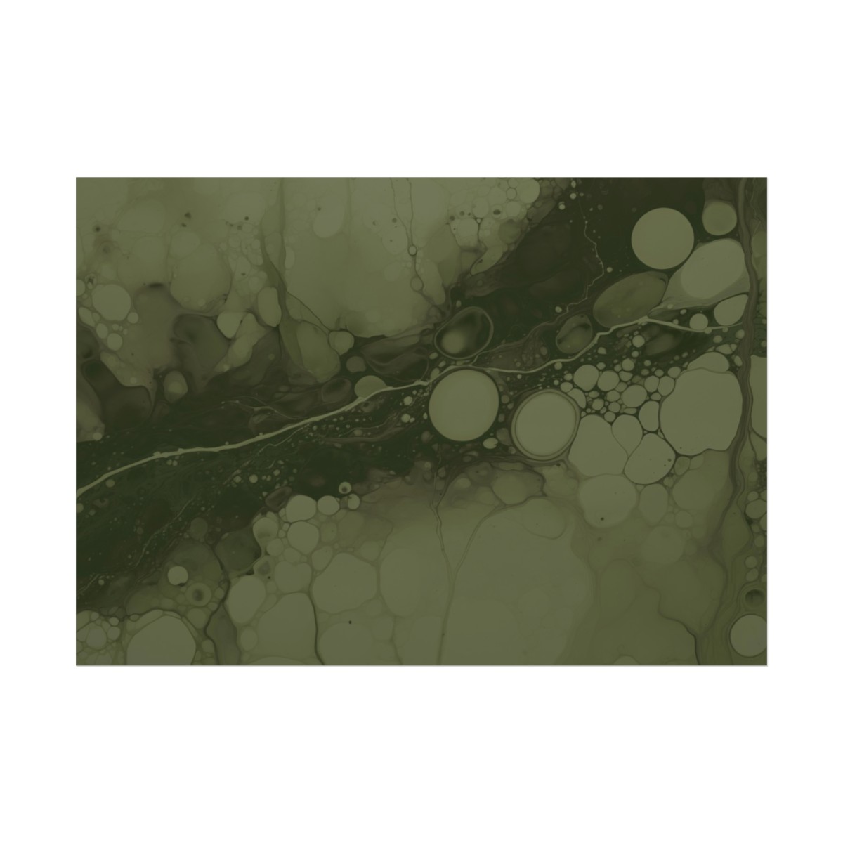 Foam One - Olive - Rolled Paper Prints - Image 15