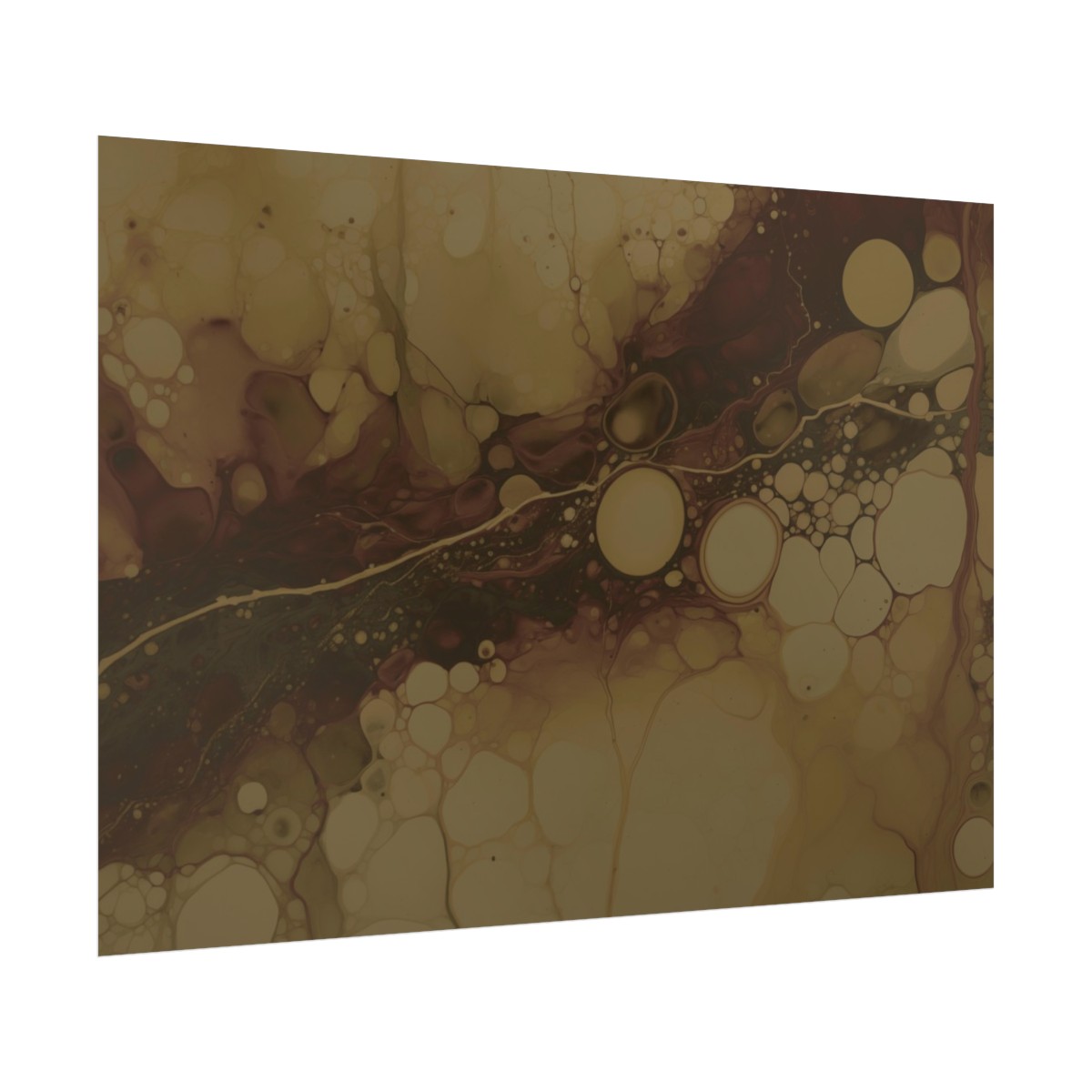 Foam One - Brown - Rolled Paper Prints - Image 16