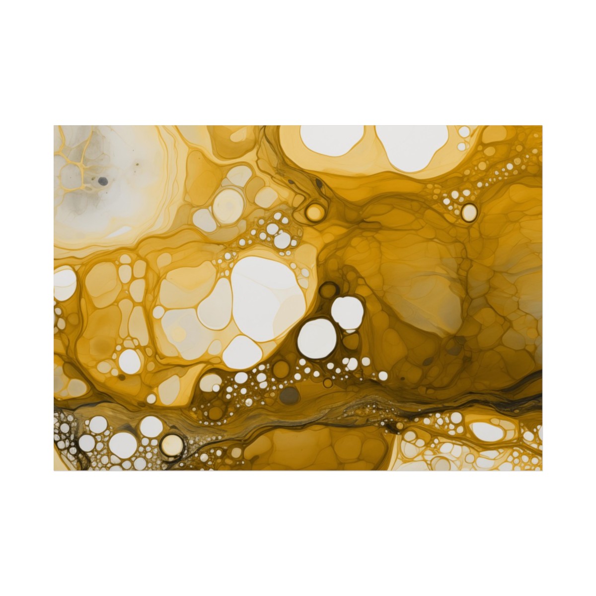 Foam Two - Gold - Rolled Paper Prints - Image 17