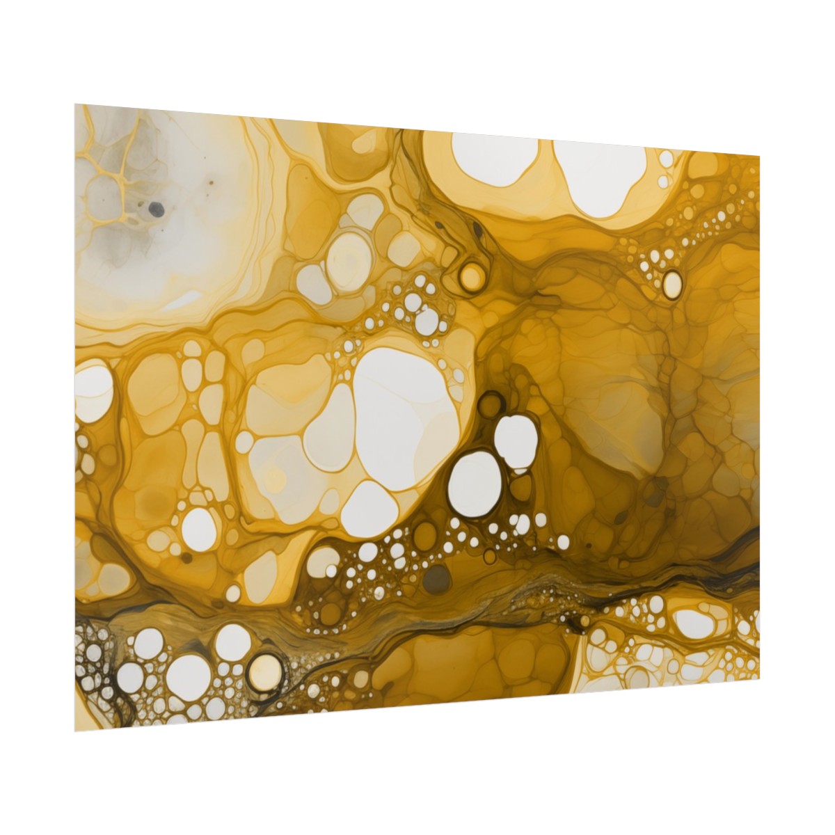 Foam Two - Gold - Rolled Paper Prints - Image 18