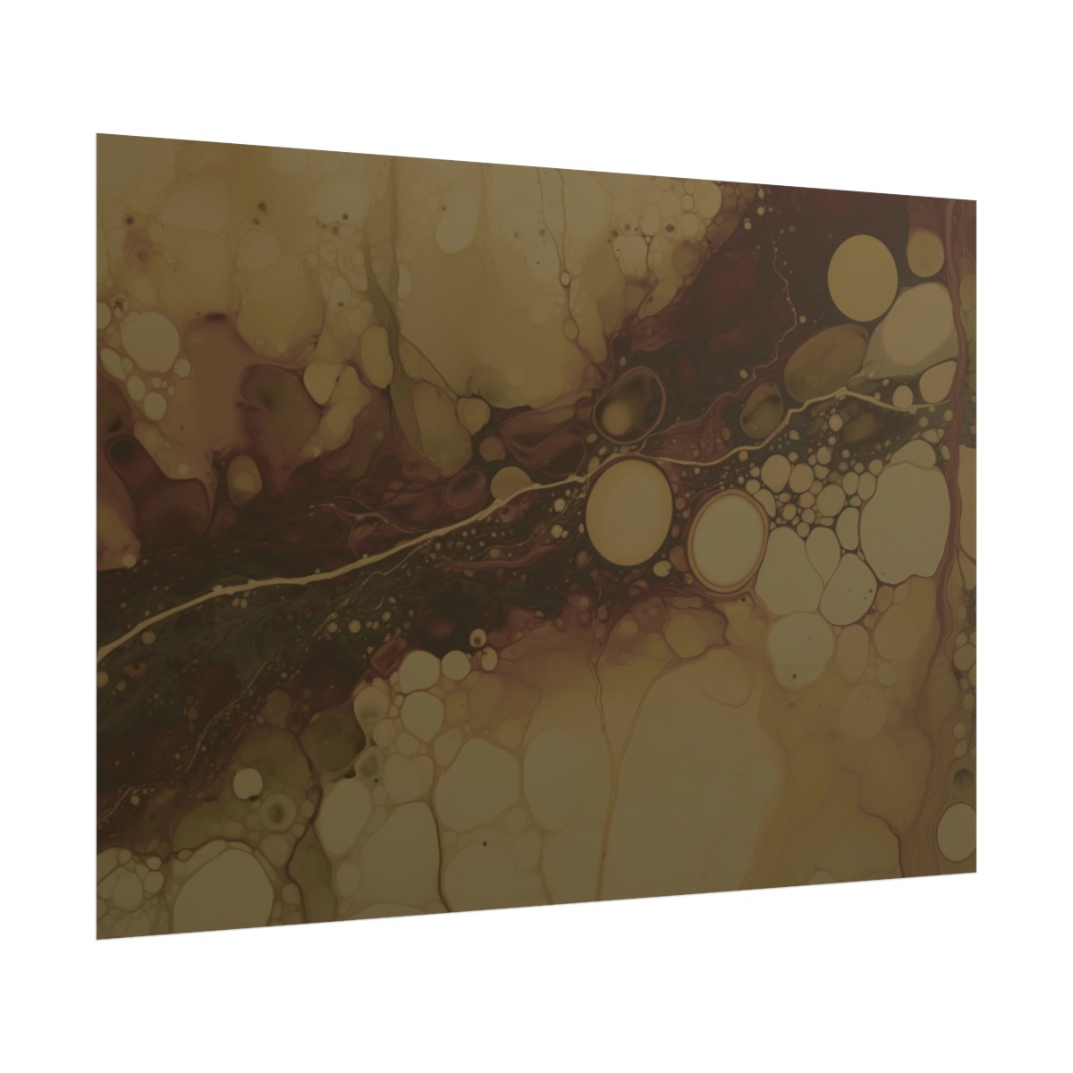 Foam One - Brown - Rolled Paper Prints - Image 18