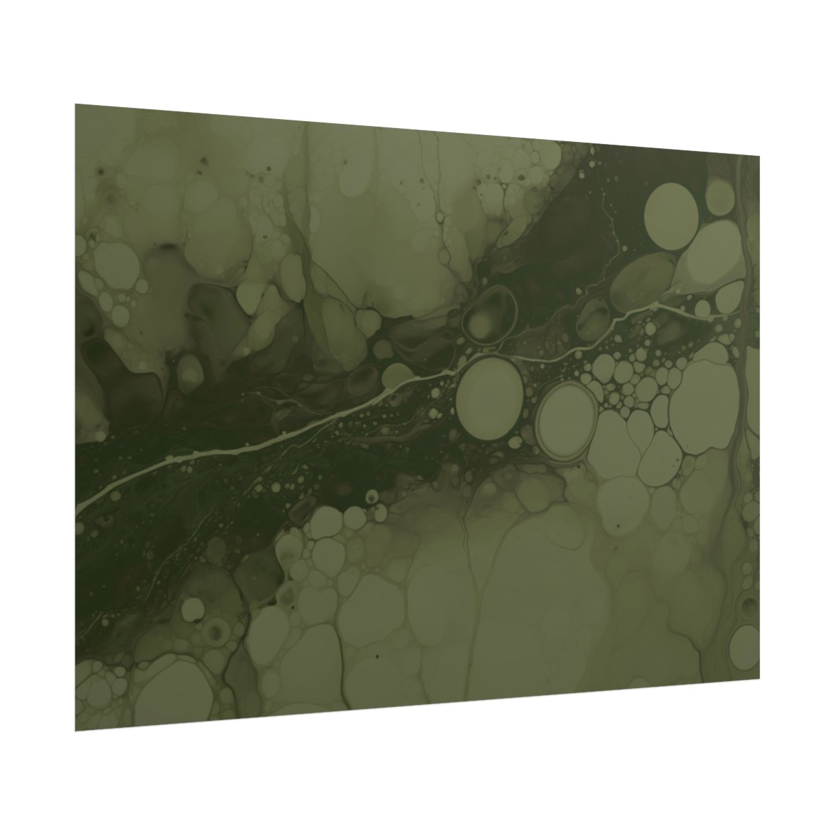 Foam One - Olive - Rolled Paper Prints - Image 20