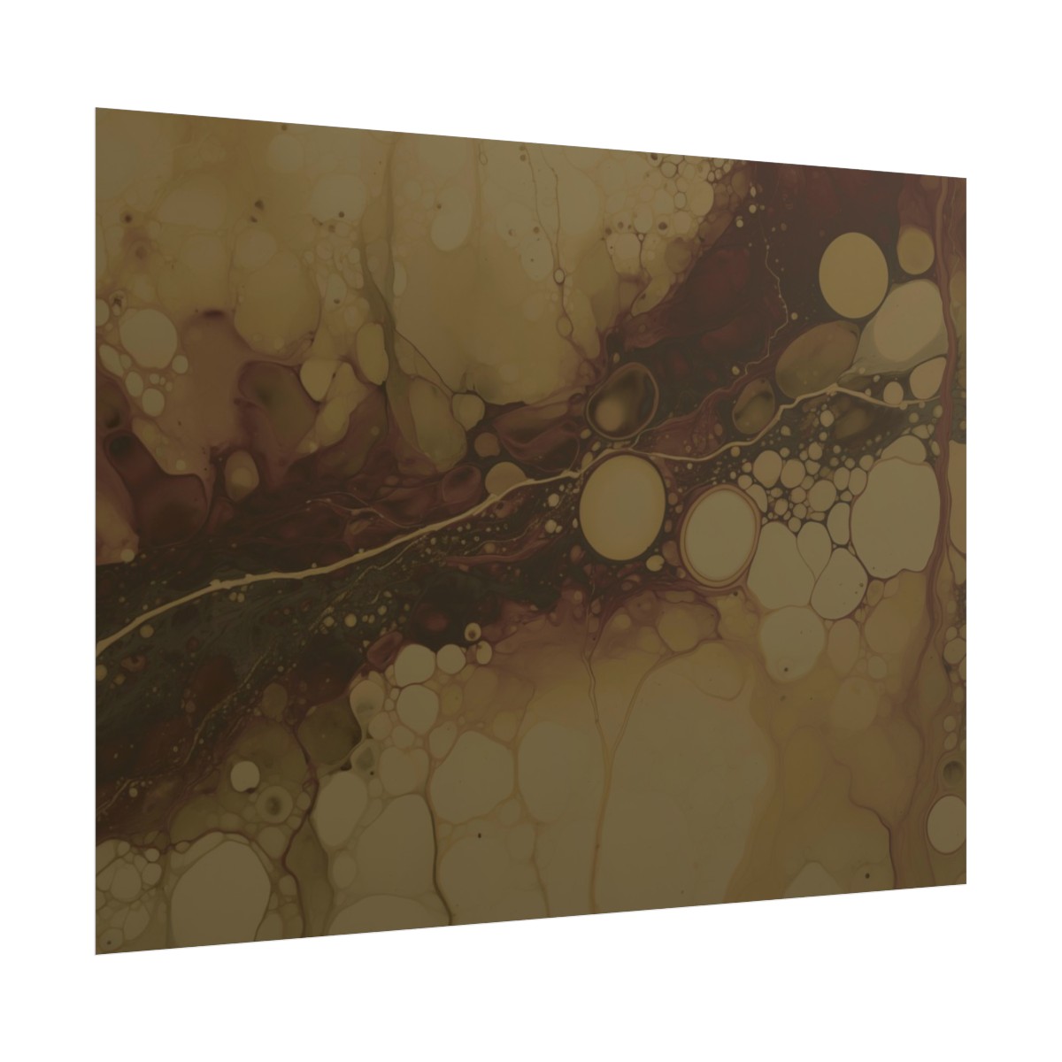 Foam One - Brown - Rolled Paper Prints - Image 22