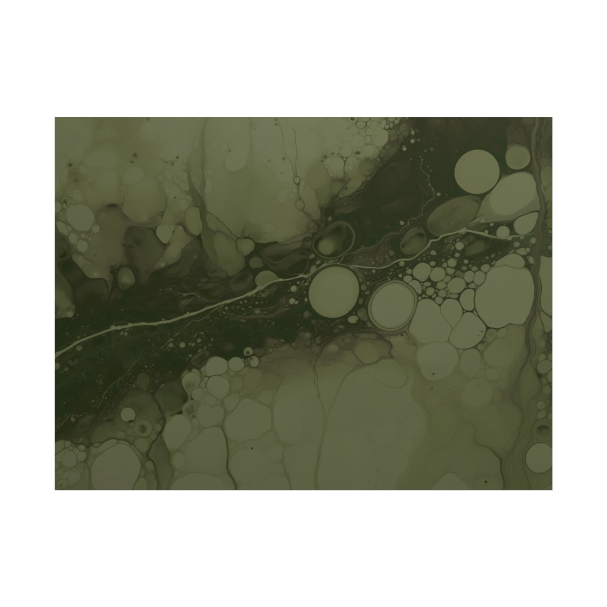 Foam One - Olive - Rolled Paper Prints - Image 21