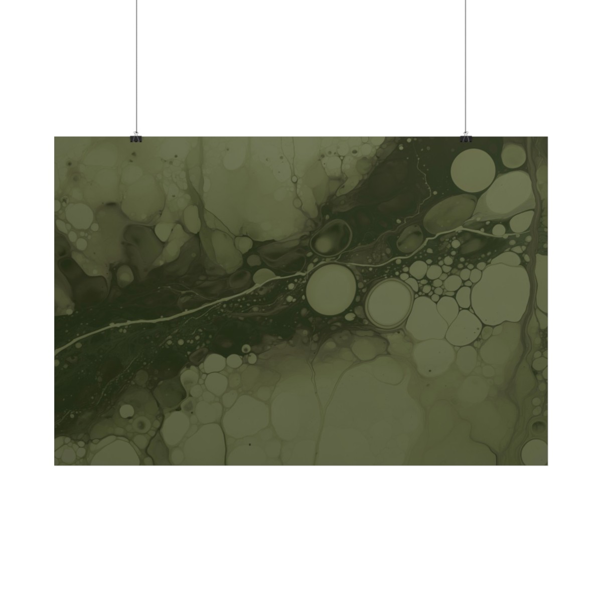 Foam One - Olive - Rolled Paper Prints - Image 24