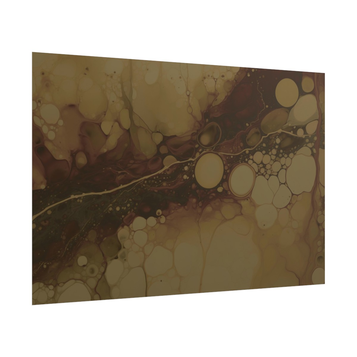 Foam One - Brown - Rolled Paper Prints - Image 24