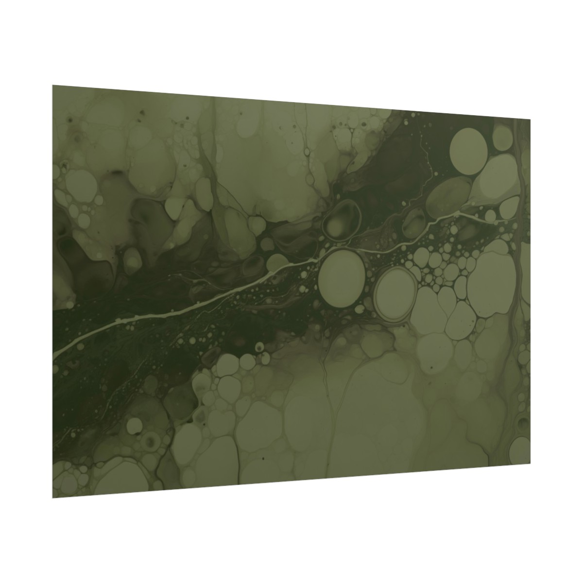 Foam One - Olive - Rolled Paper Prints - Image 25