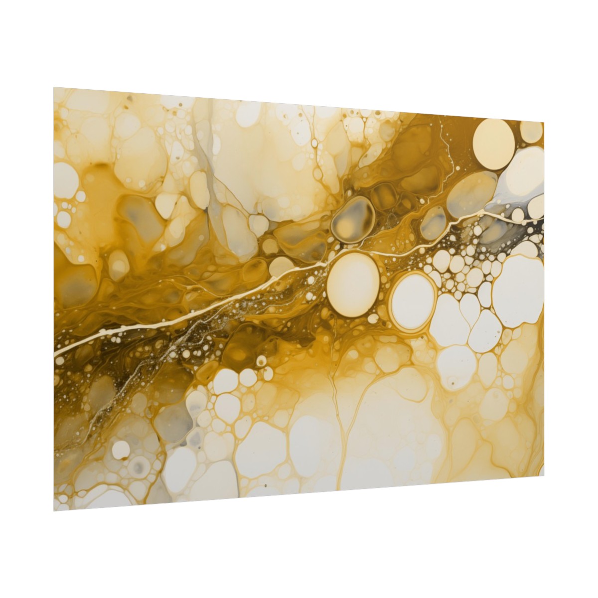 Foam One - Gold - Rolled Paper Prints - Image 23