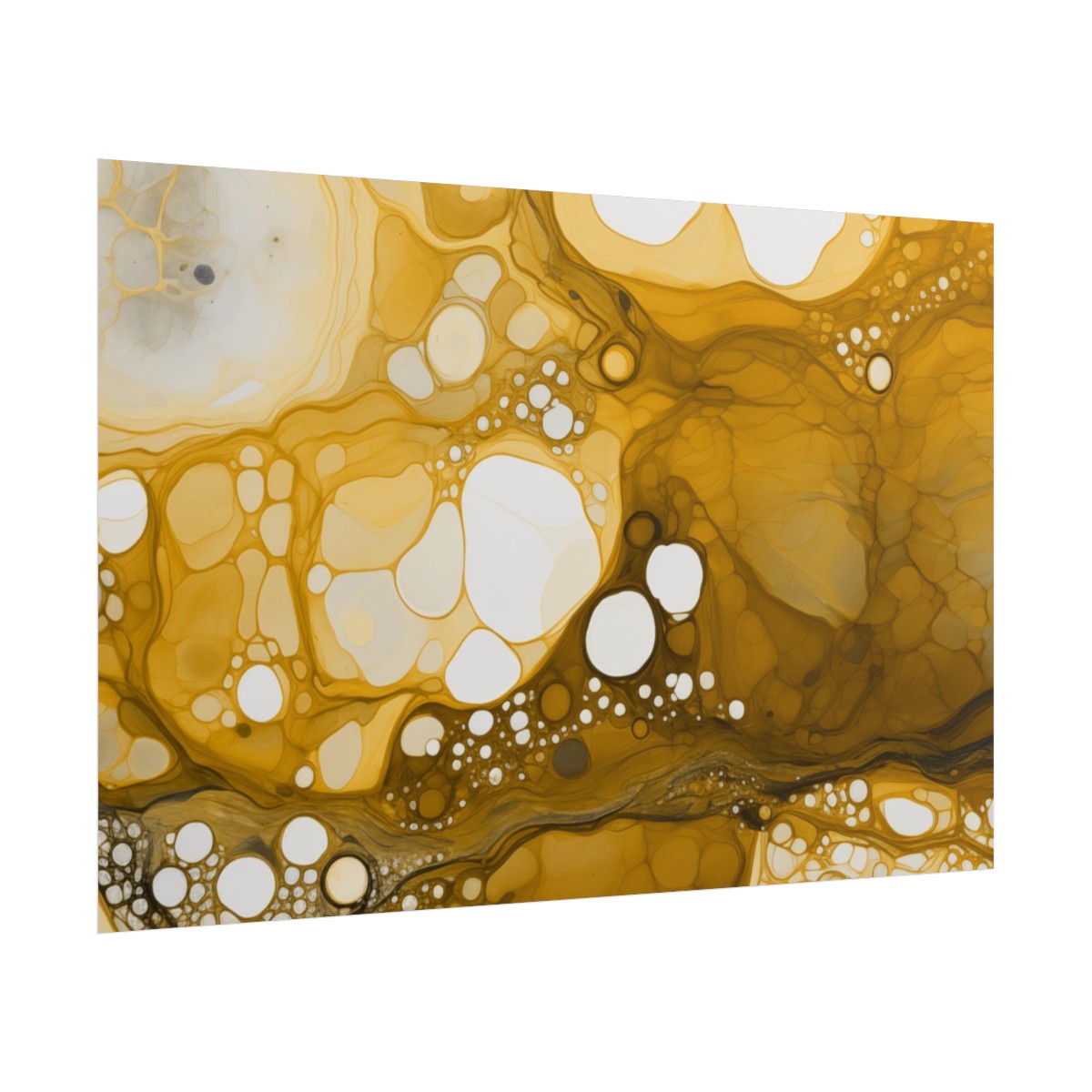 Foam Two - Gold - Rolled Paper Prints - Image 24