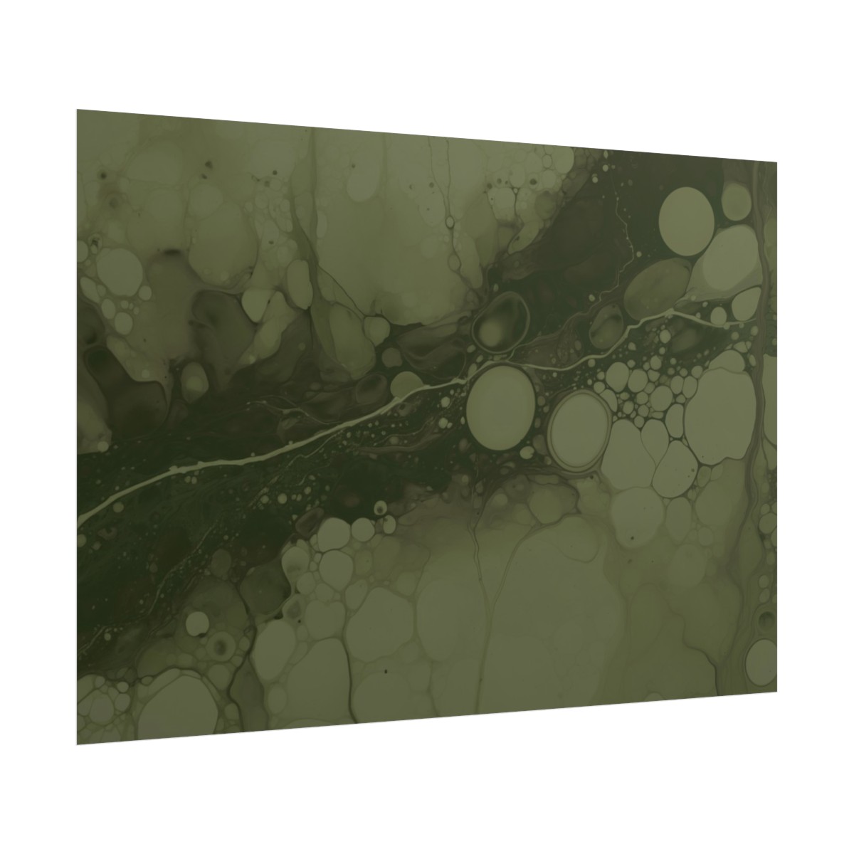 Foam One - Olive - Rolled Paper Prints - Image 28