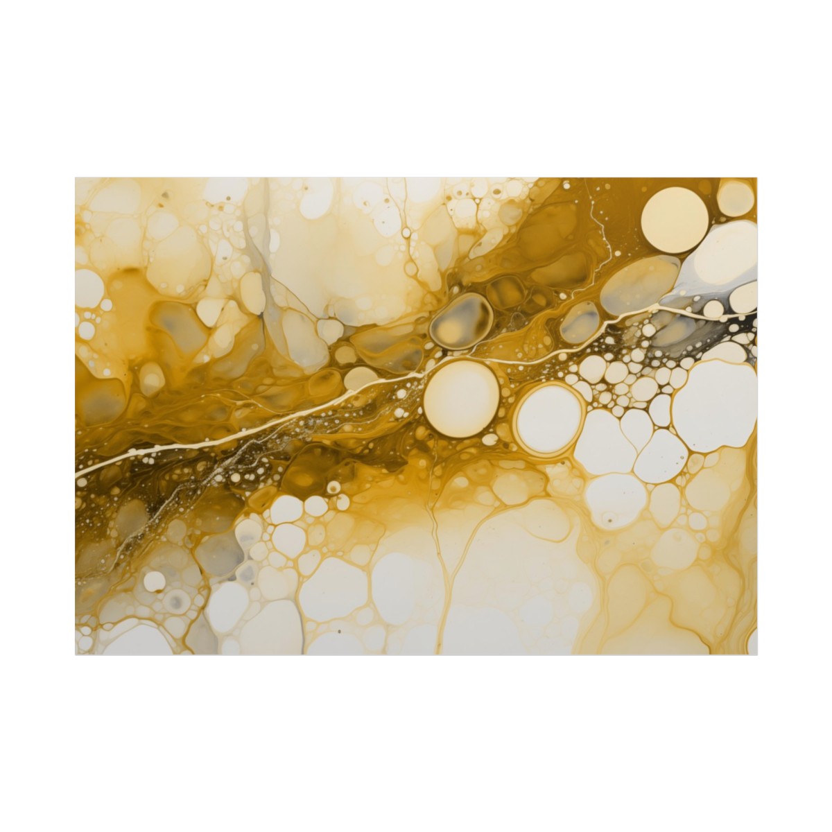 Foam One - Gold - Rolled Paper Prints - Image 24
