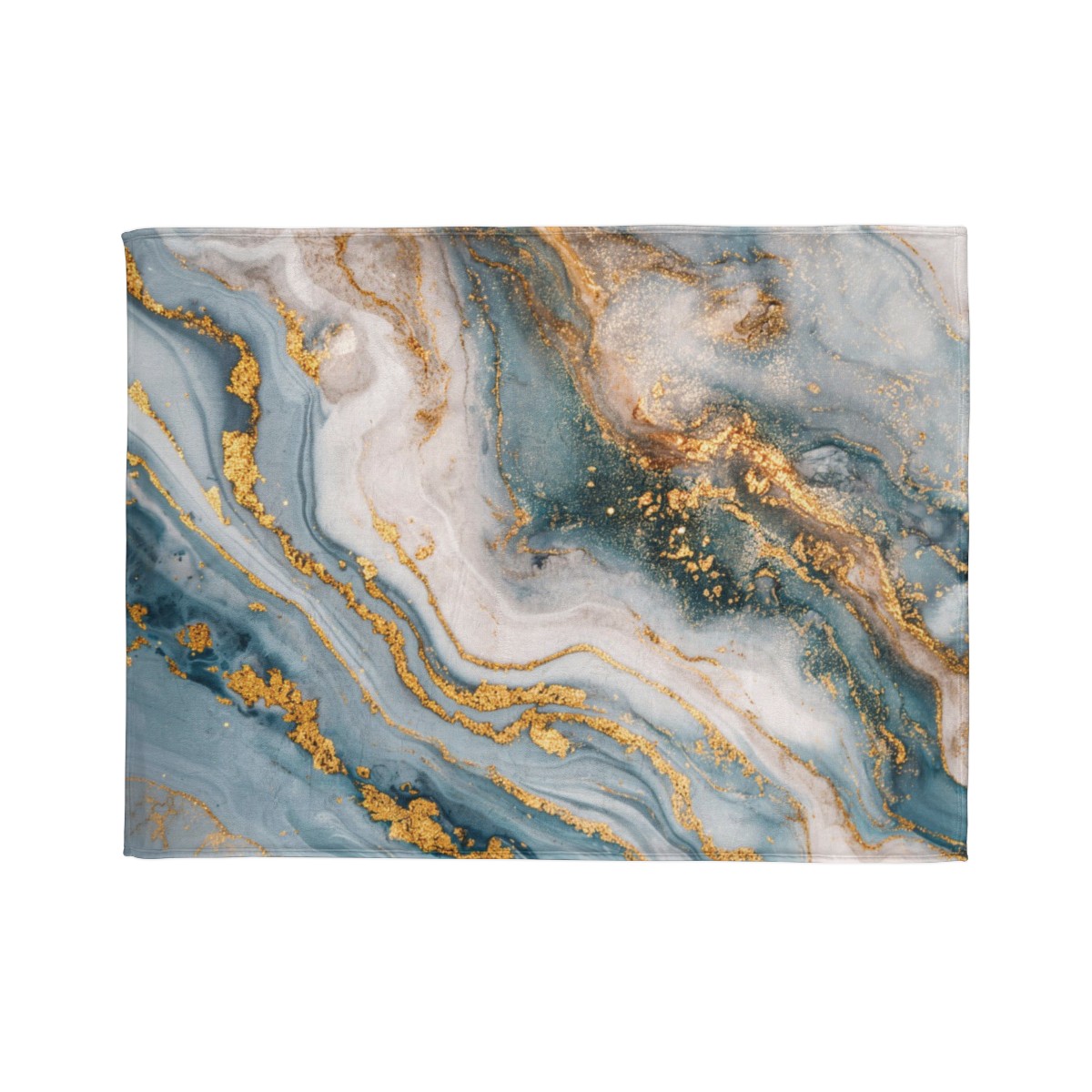 Marble Light Blue - Soft Polyester Blanket - Australia and USA - Image 2