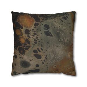 Astrals Weathered Orange One - Spun Polyester Square Pillowcase - Europe and USA