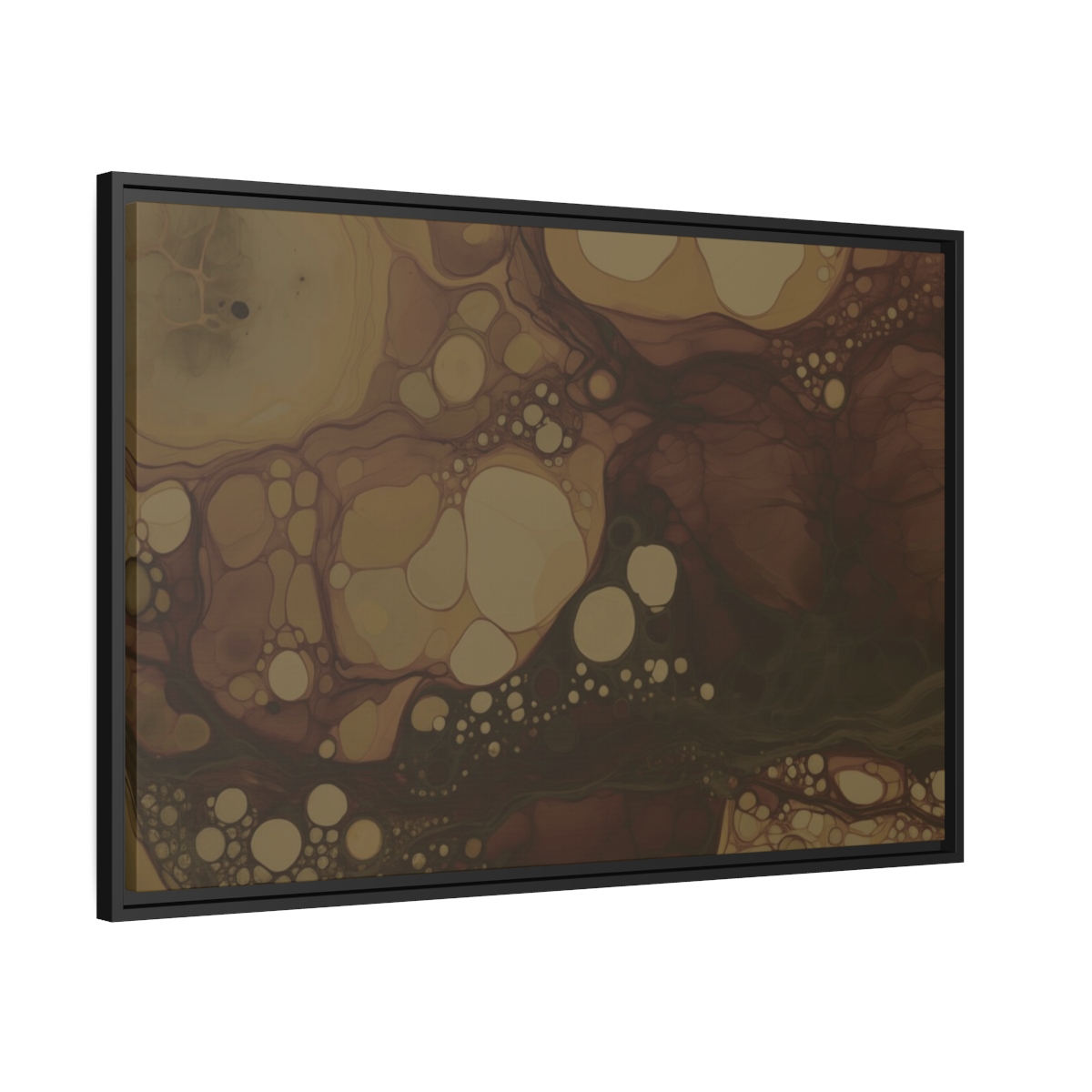 Foam Two - Brown - Custom Black Frame - Image 2