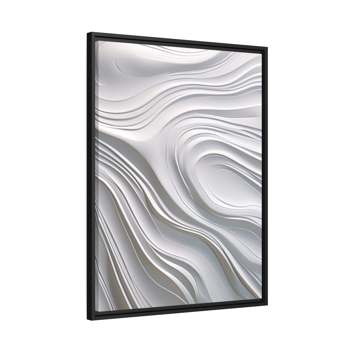 Waves - White - Custom Black Frame - Image 7