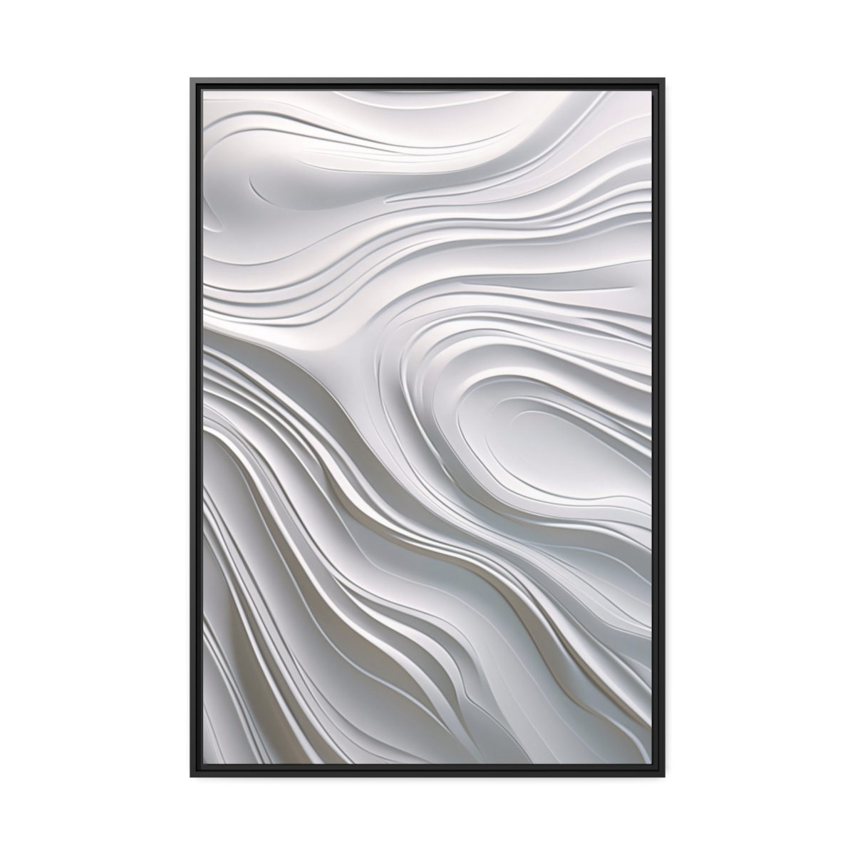 Waves - White - Custom Black Frame - Image 16