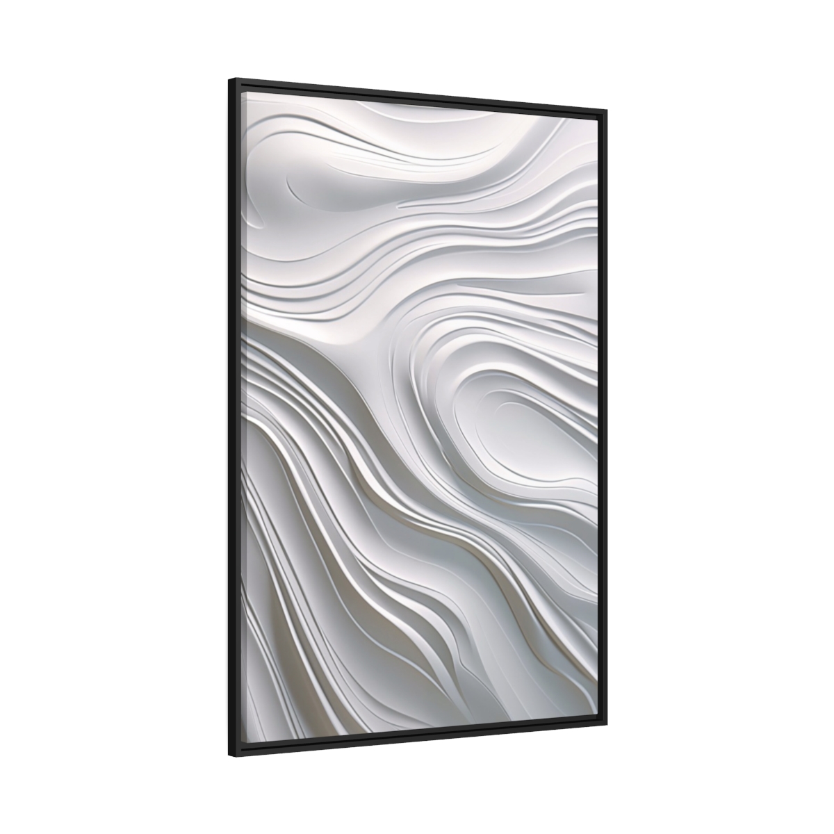 Waves - White - Custom Black Frame - Image 17