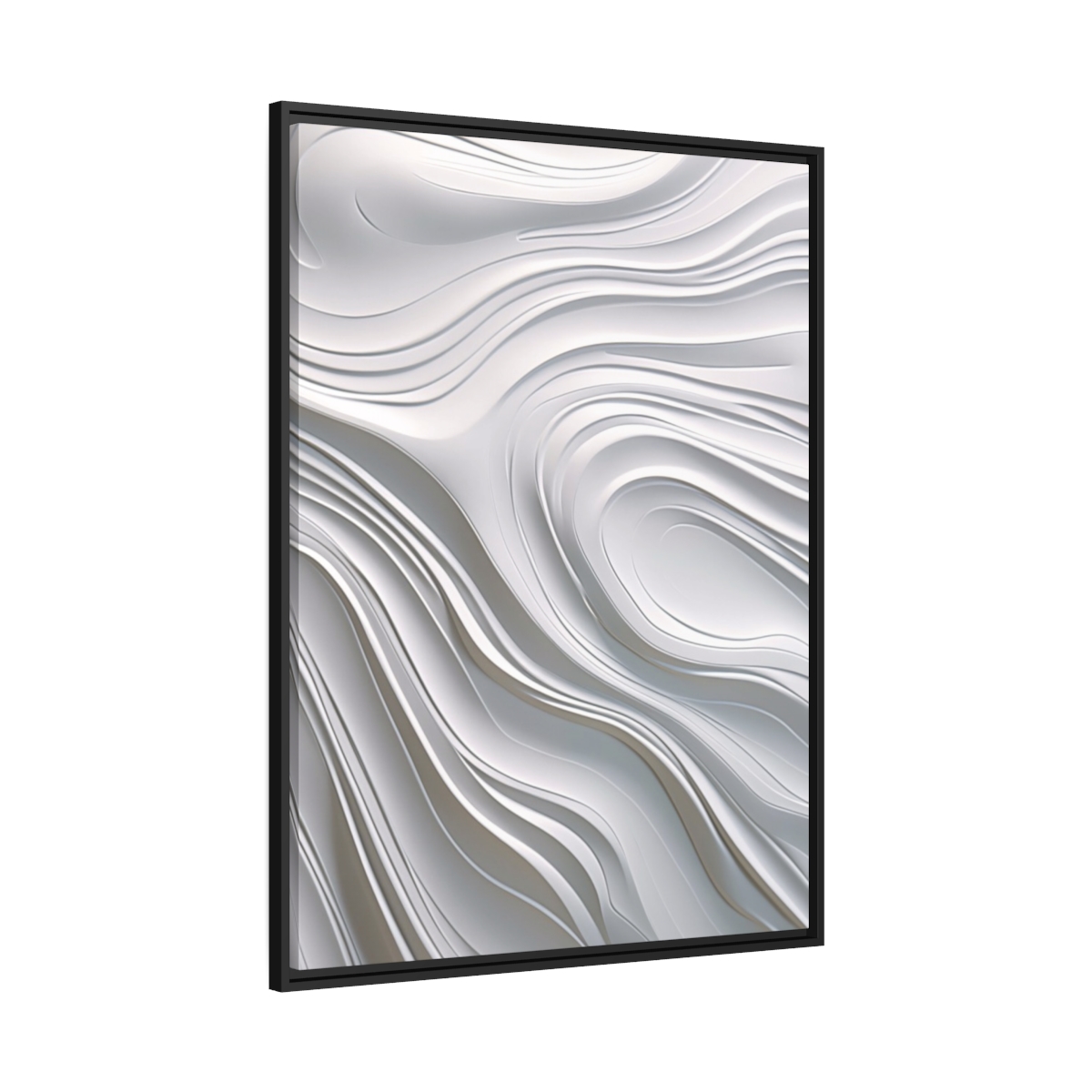 Waves - White - Custom Black Frame - Image 12