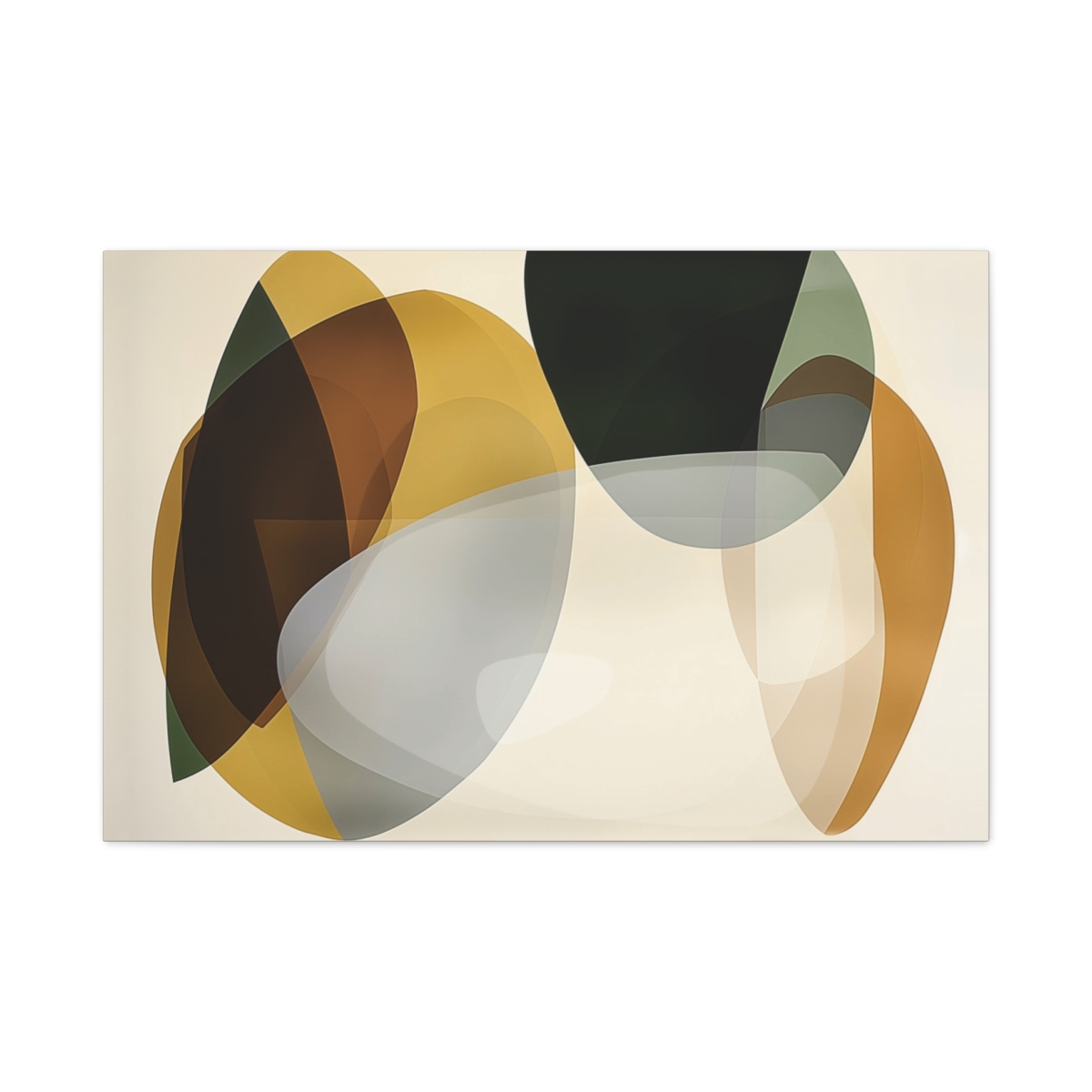 Swedie One , Gold Palette - Stretched Canvas