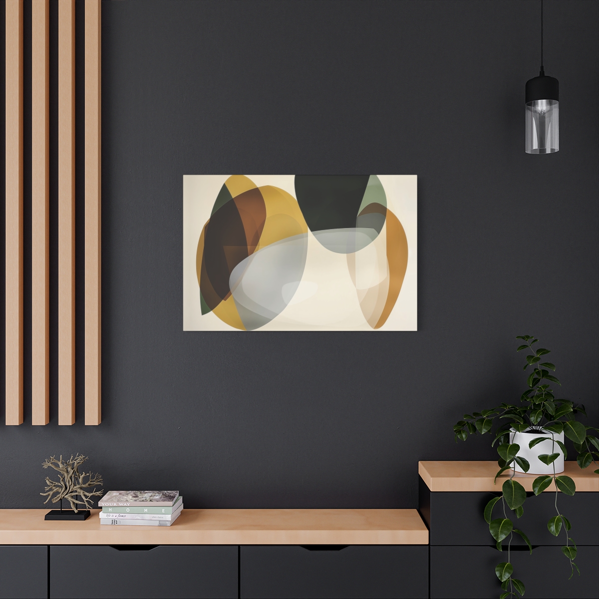 Swedie One , Gold Palette - Stretched Canvas - Image 4