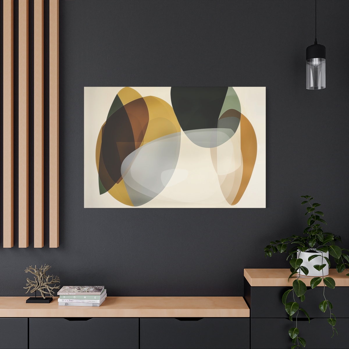 Swedie One , Gold Palette - Stretched Canvas - Image 9