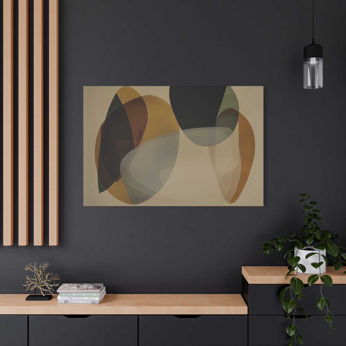 Swedie One , Sober Palette - Stretched Canvas - Image 4