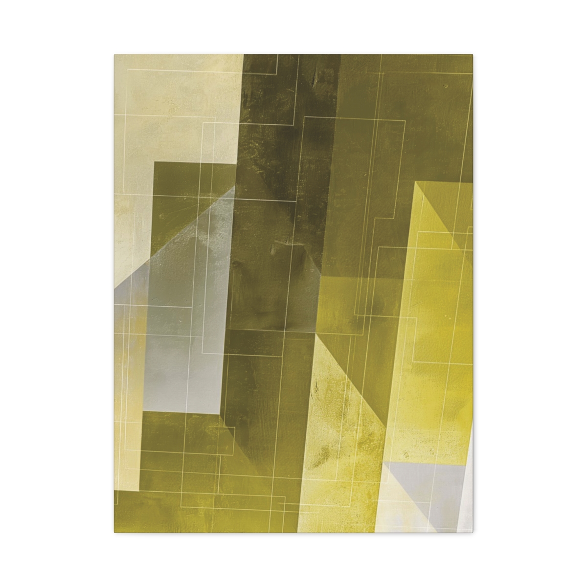 Stairway One, Lemon - Stretched Canvas - Image 6