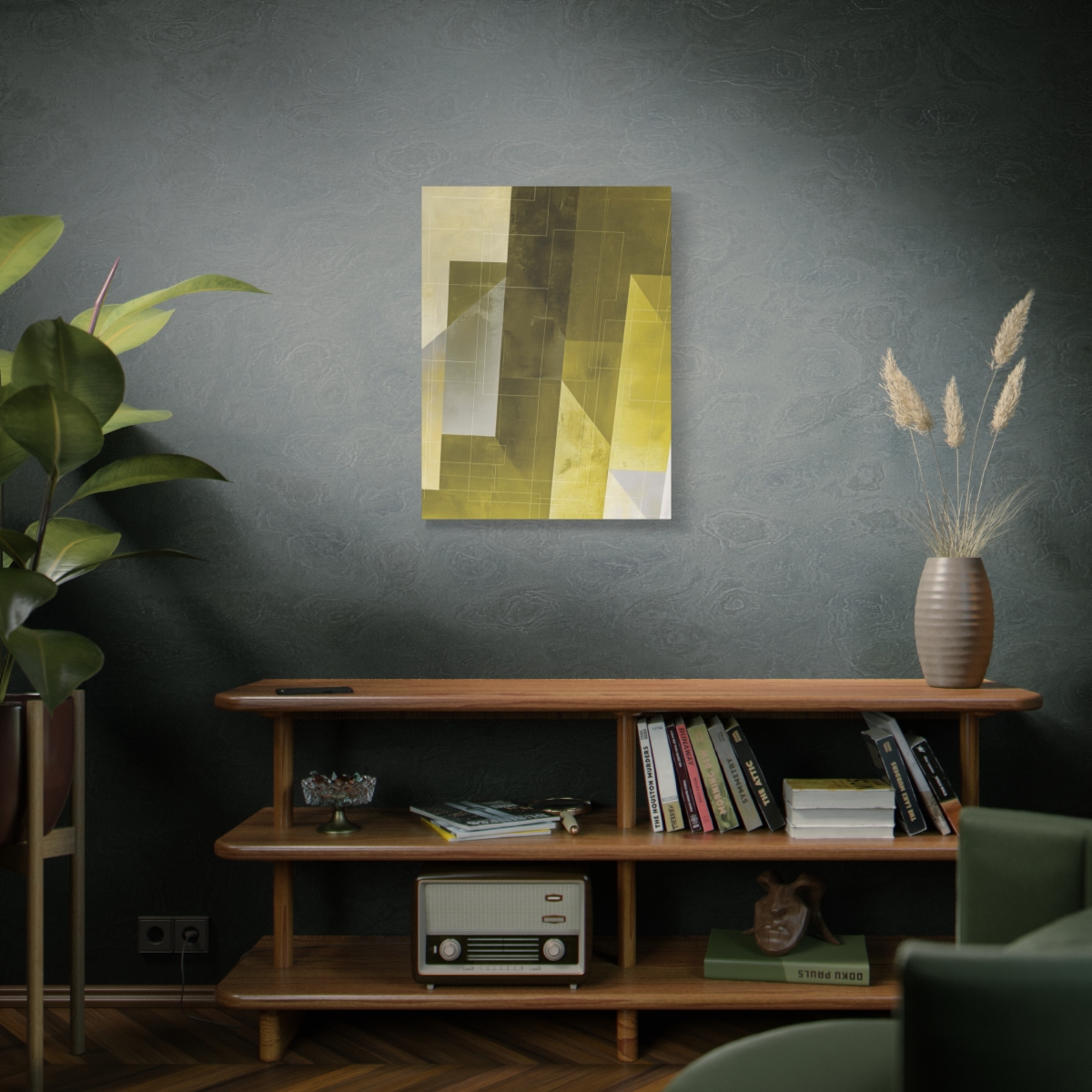 Stairway One, Lemon - Stretched Canvas - Image 10