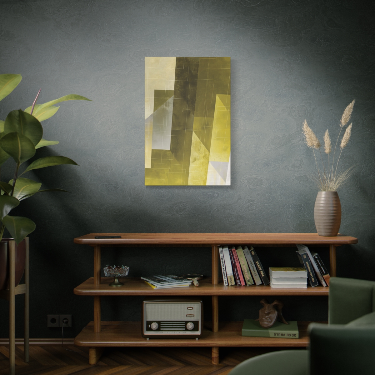 Stairway One, Lemon - Stretched Canvas - Image 5