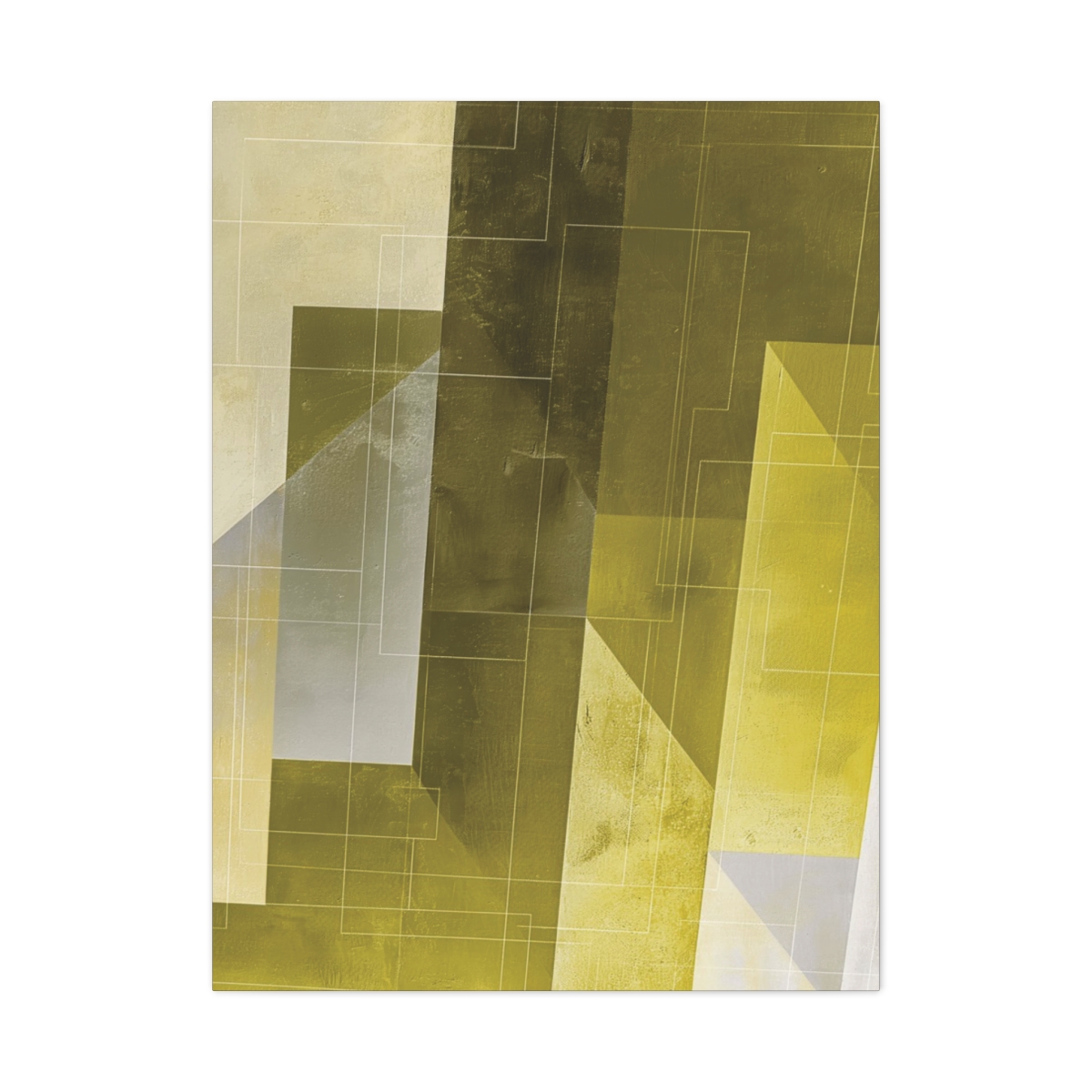 Stairway One, Lemon - Stretched Canvas - Image 11