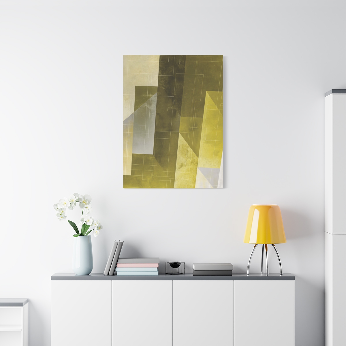 Stairway One, Lemon - Stretched Canvas - Image 13