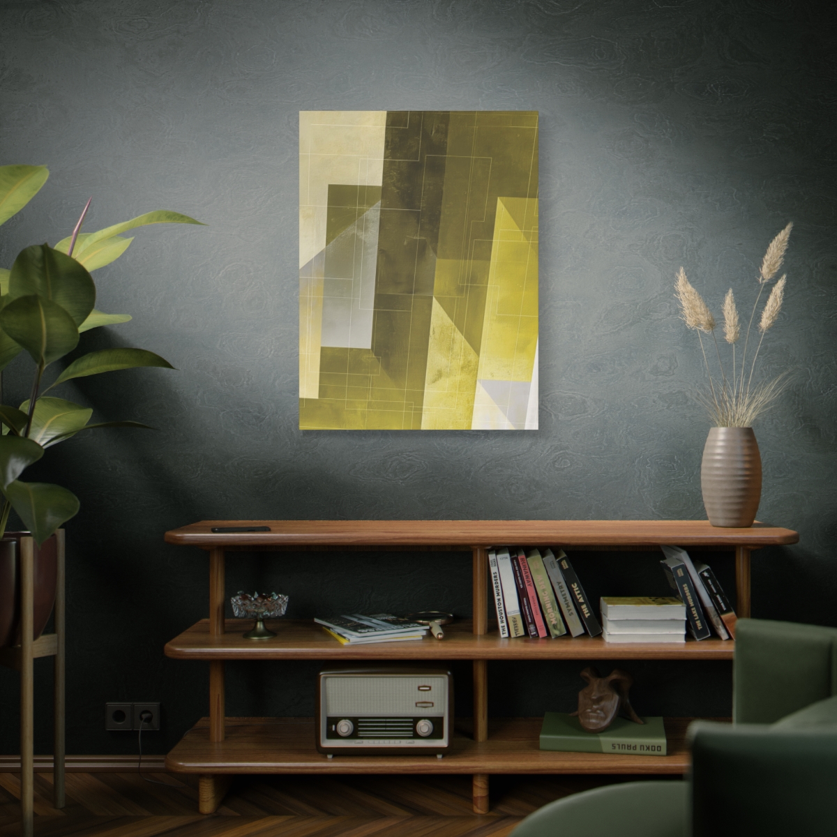 Stairway One, Lemon - Stretched Canvas - Image 15