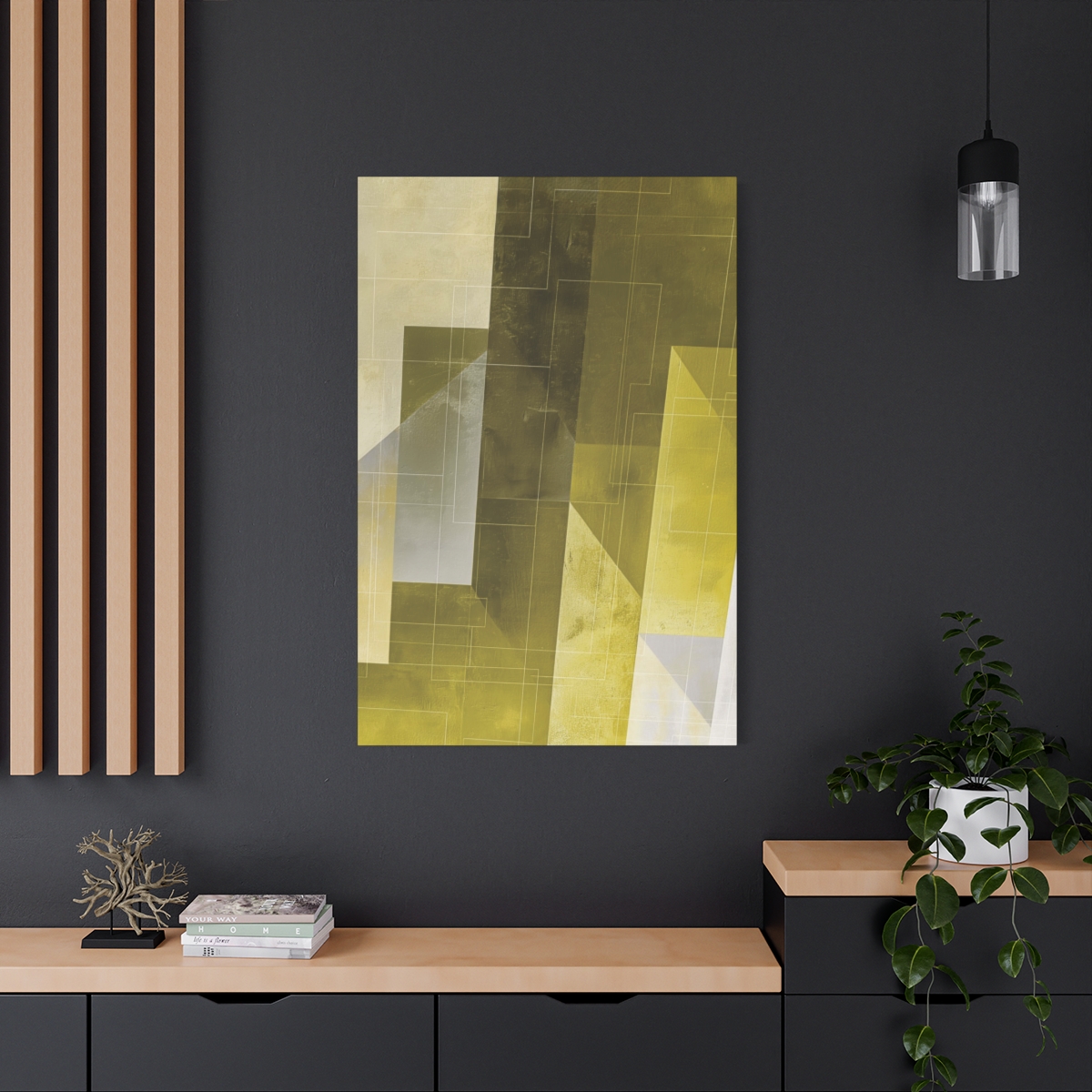 Stairway One, Lemon - Stretched Canvas - Image 19