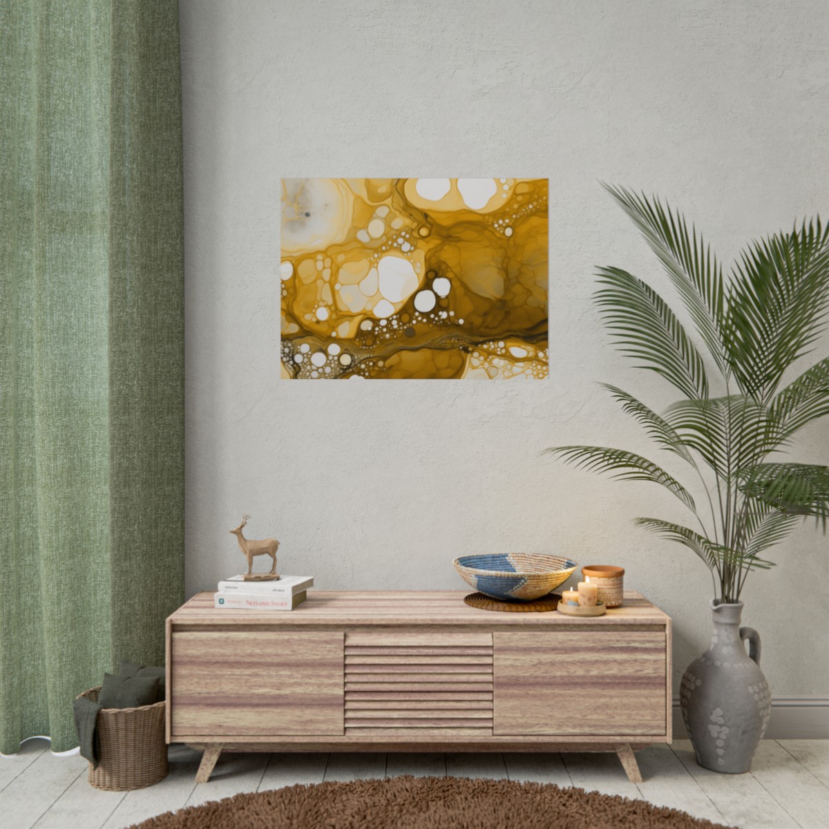 Foam Two - Gold - Rolled Paper Prints - Image 3