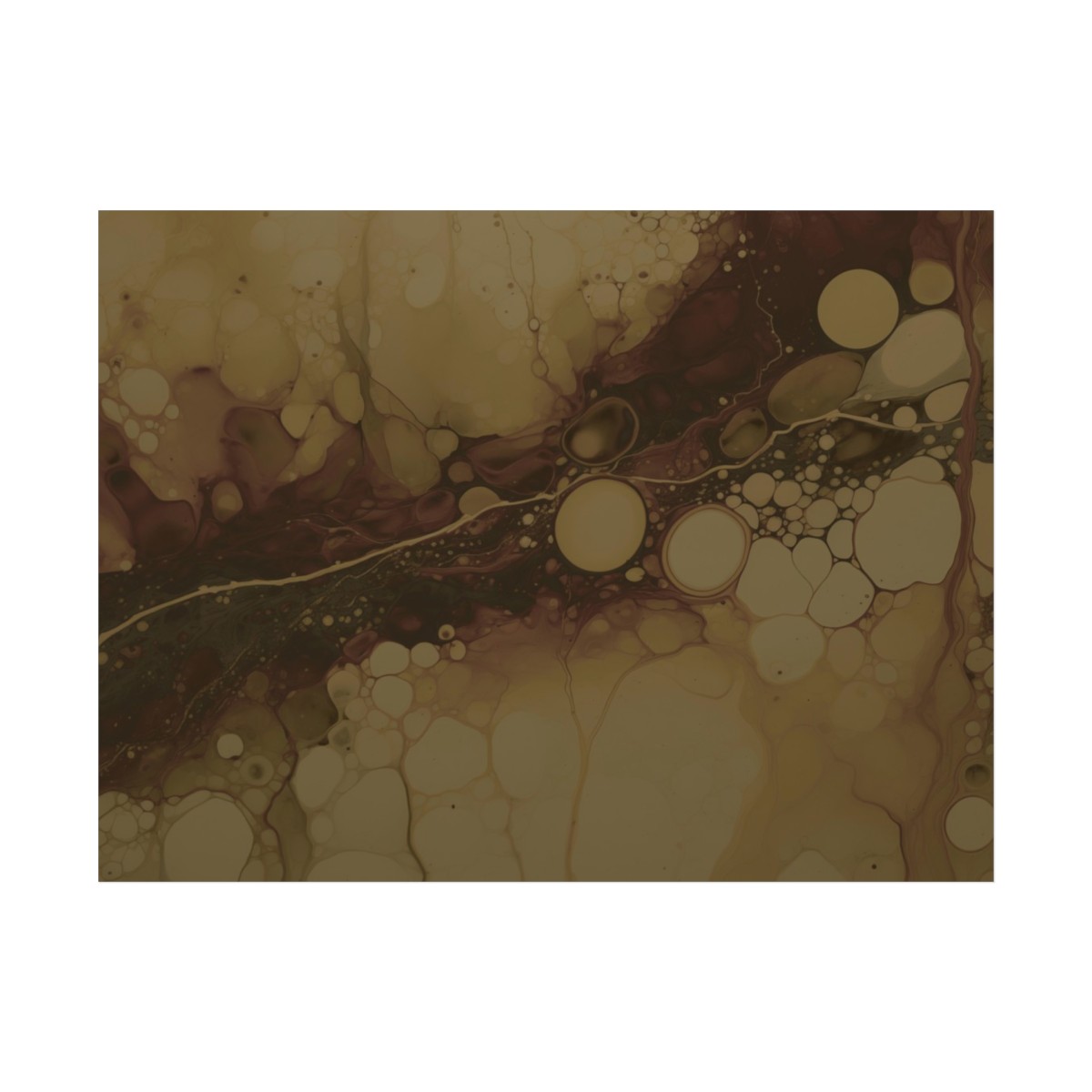 Foam One - Brown - Rolled Paper Prints - Image 5