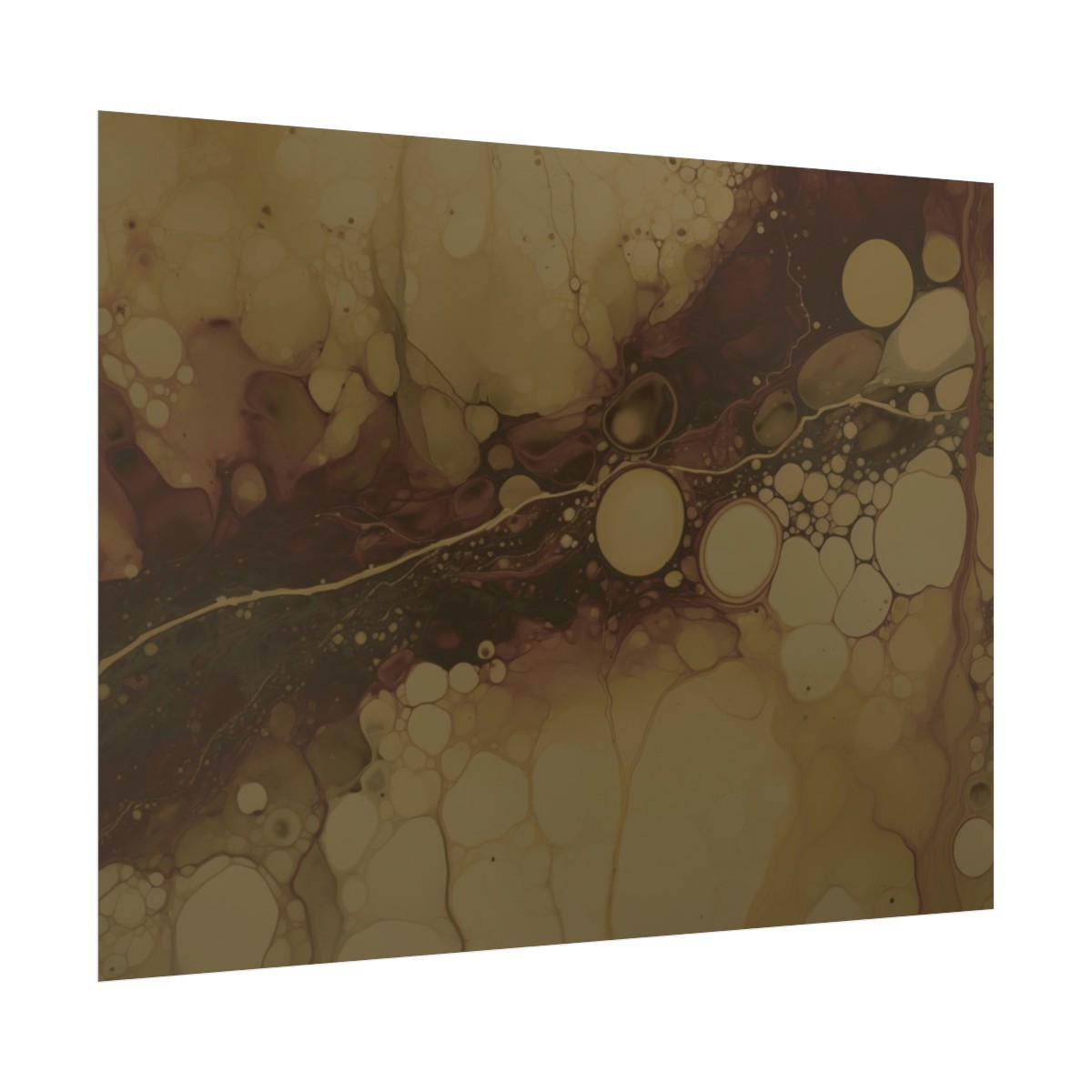 Foam One - Brown - Rolled Paper Prints - Image 6