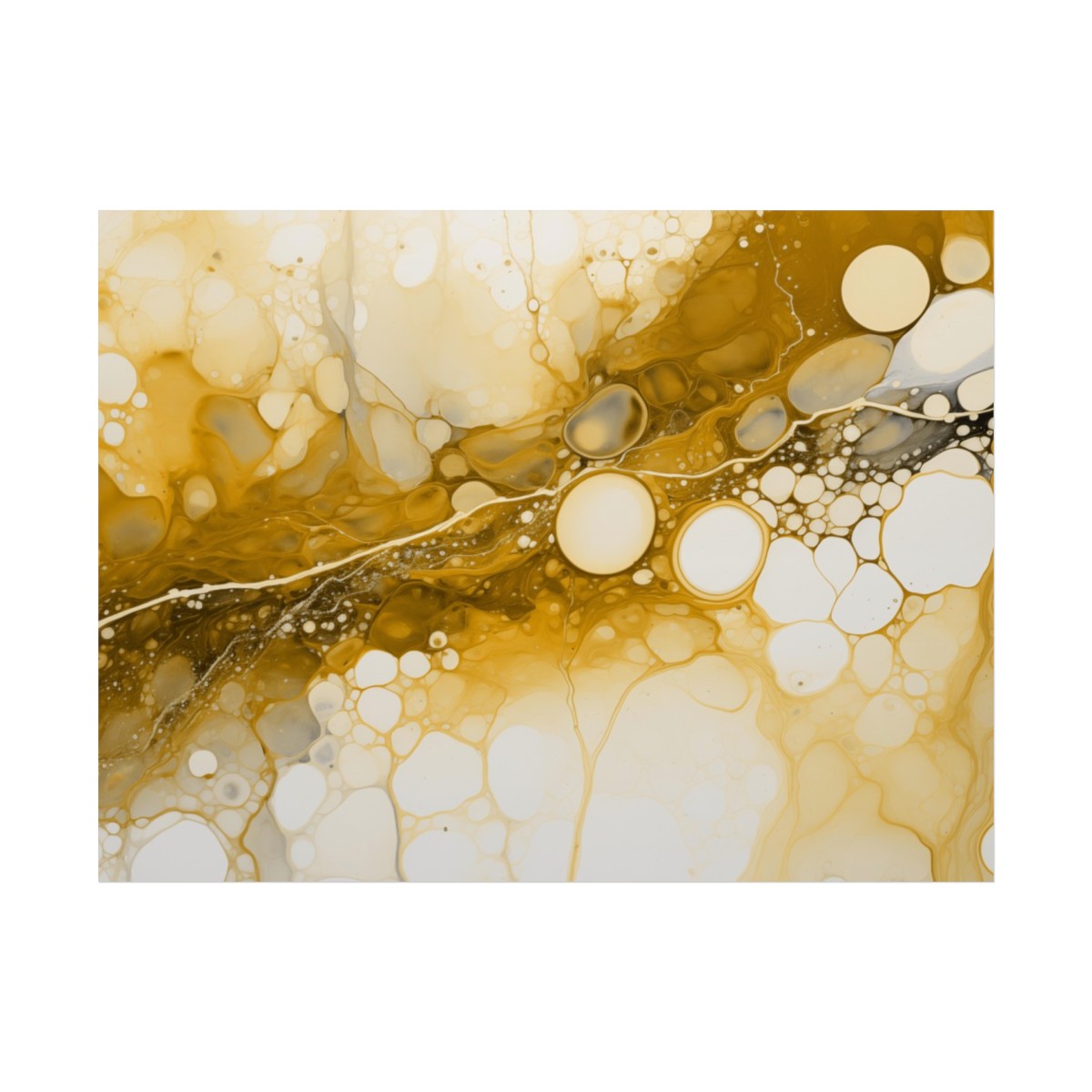 Foam One - Gold - Rolled Paper Prints - Image 4