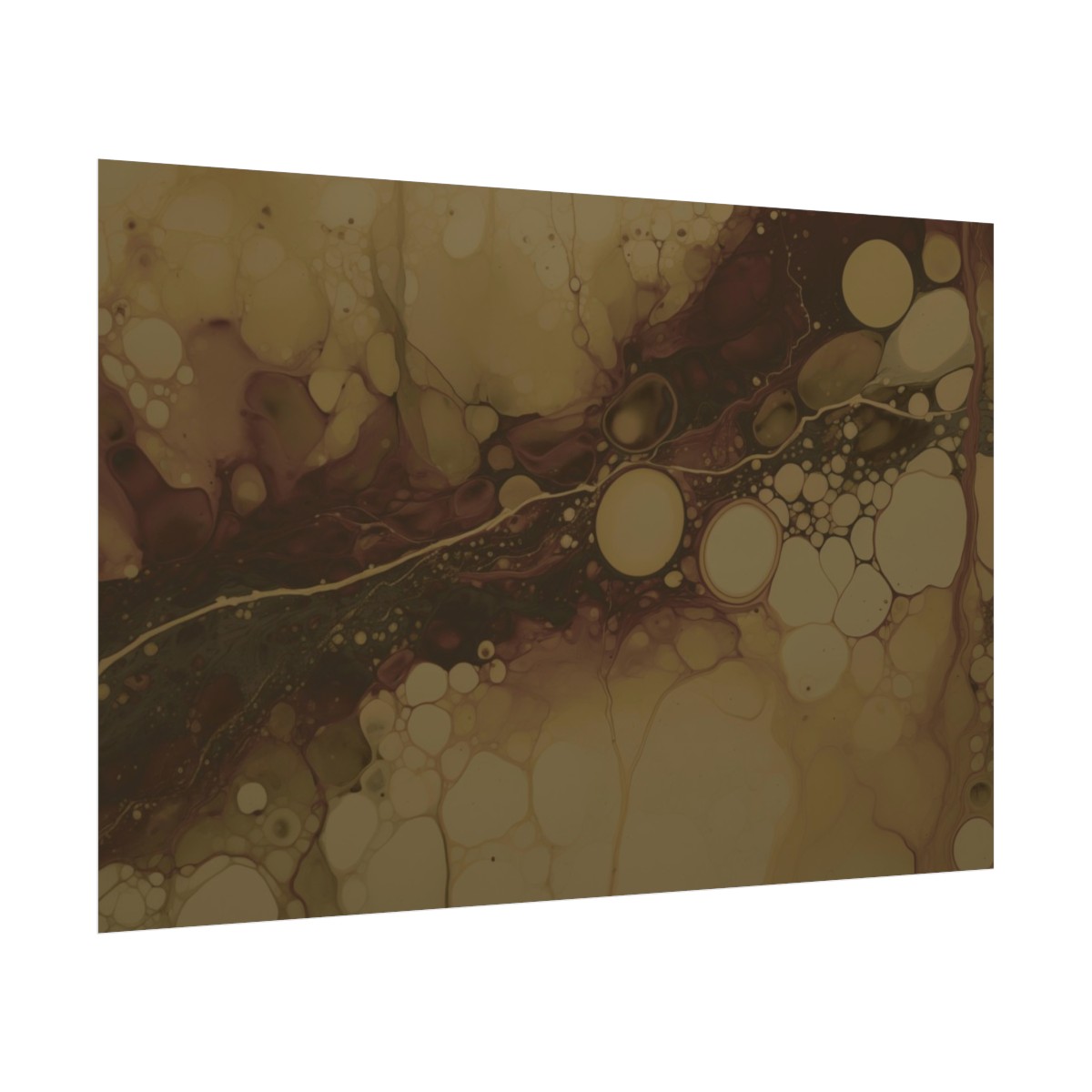 Foam One - Brown - Rolled Paper Prints - Image 8