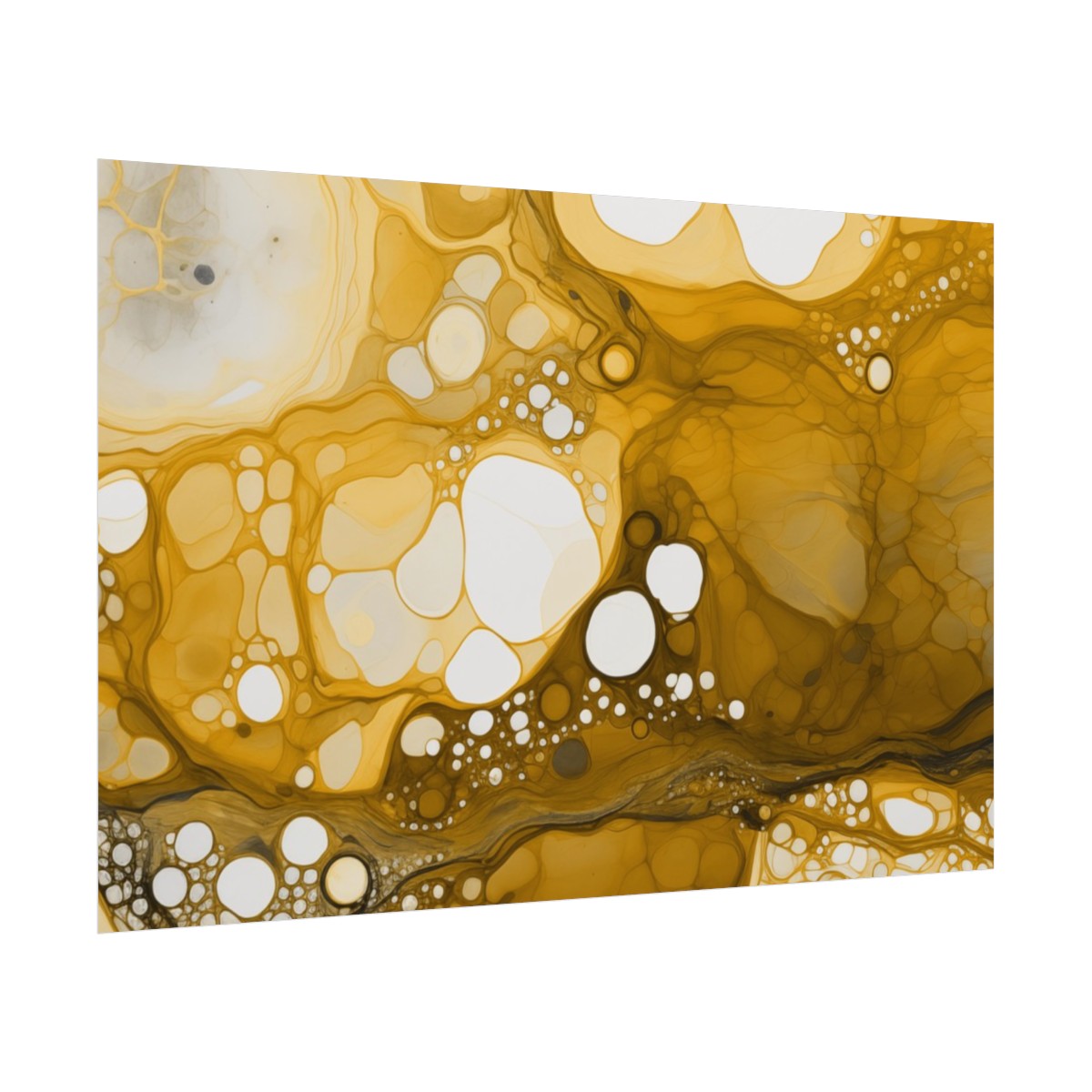 Foam Two - Gold - Rolled Paper Prints - Image 7