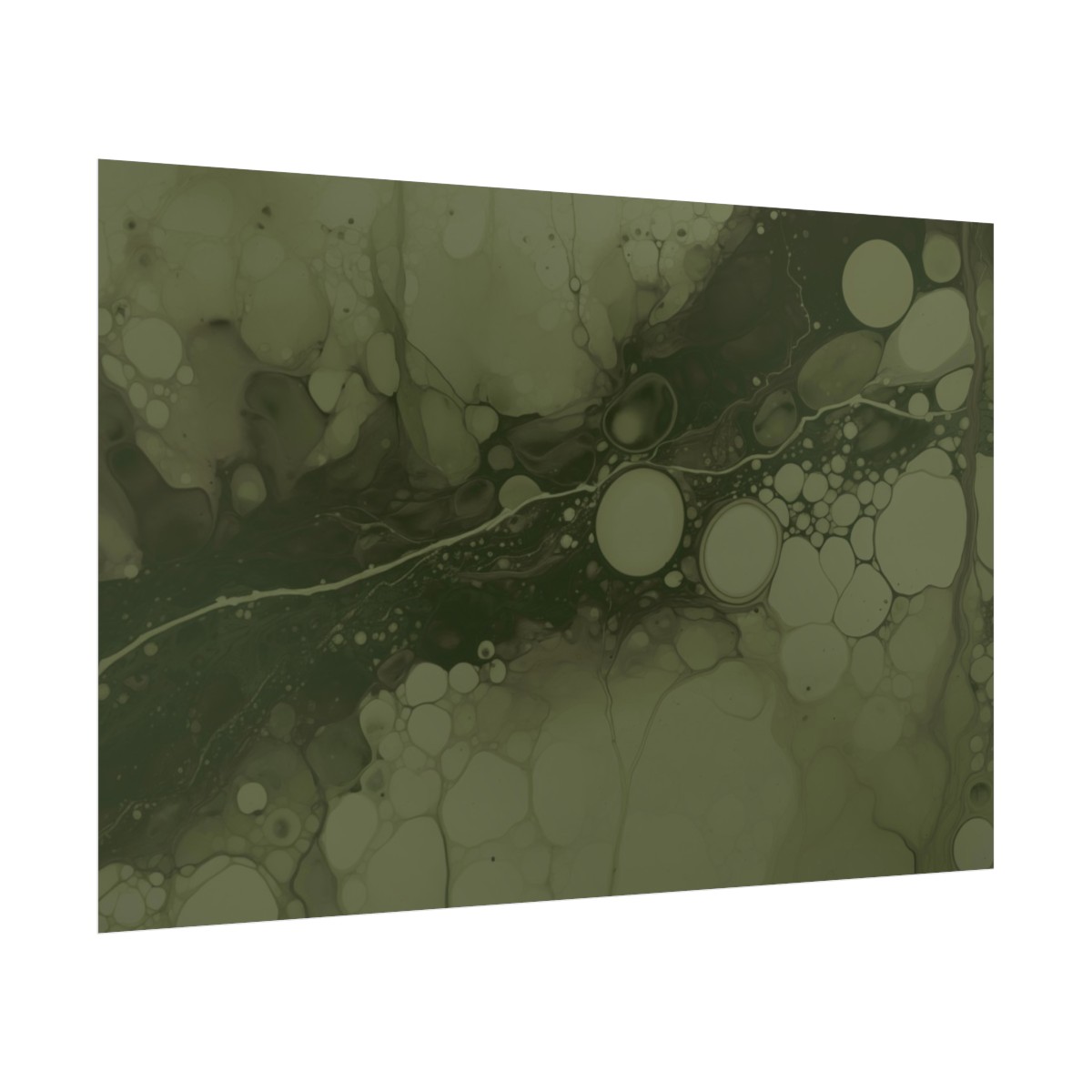 Foam One - Olive - Rolled Paper Prints - Image 10