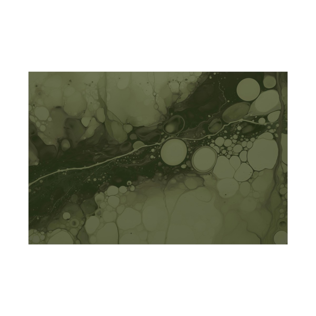 Foam One - Olive - Rolled Paper Prints - Image 9