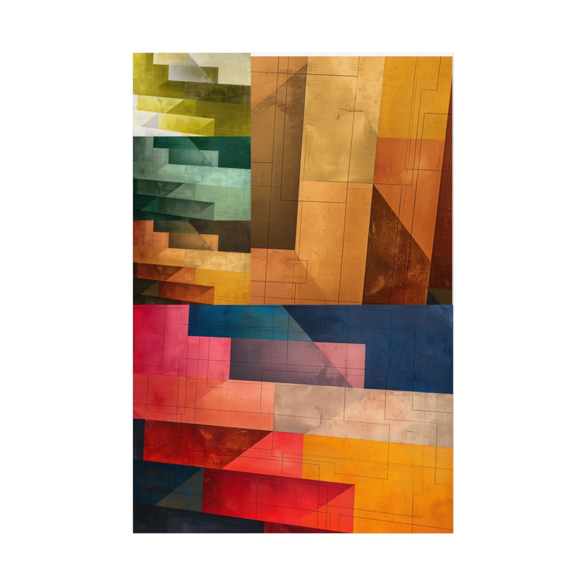 SAMPLER 1 Stairway - Rolled Paper Prints