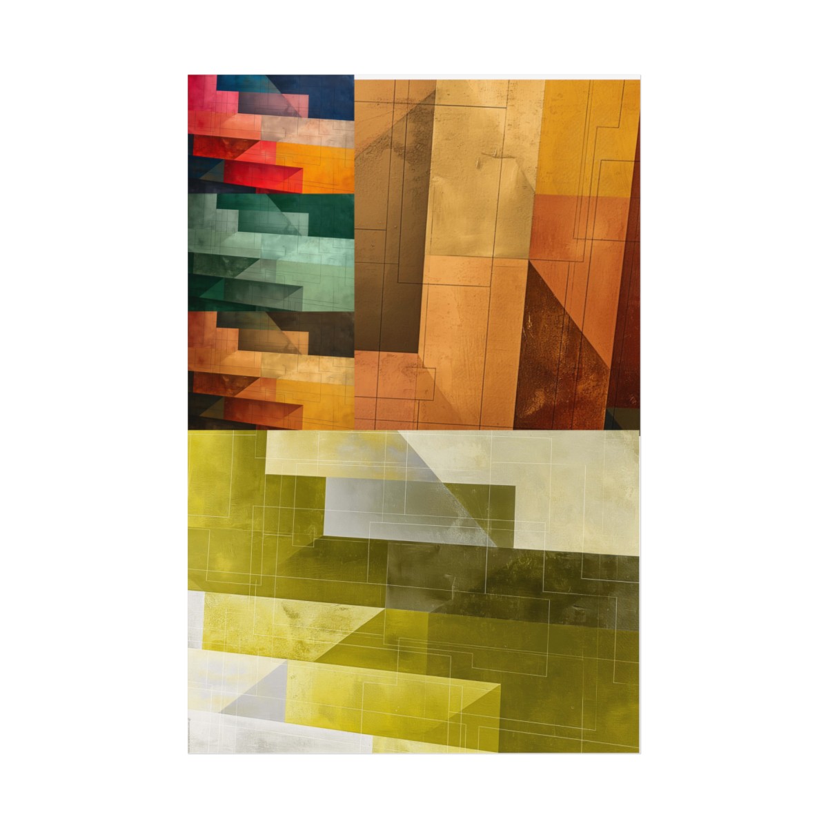 SAMPLER 4 Stairway - Rolled Paper Prints