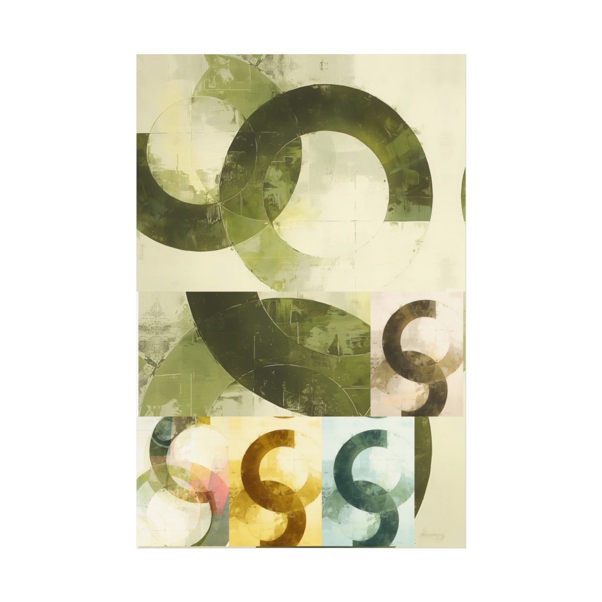 SAMPLER Bold Circles - Rolled Posters