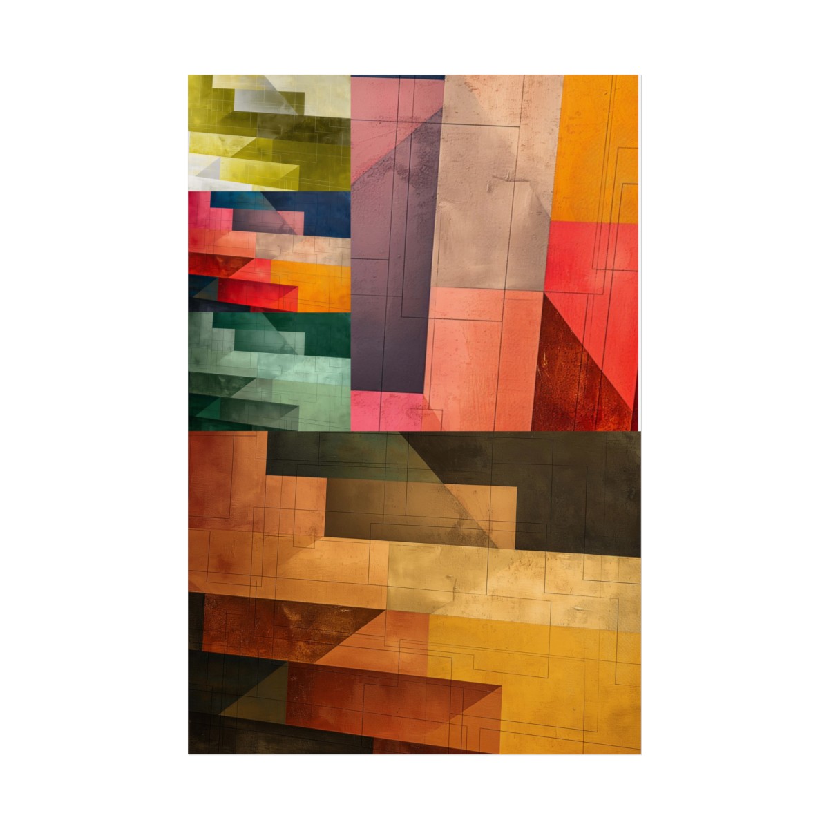 SAMPLER 3 Stairway - Rolled Paper Prints - Image 3