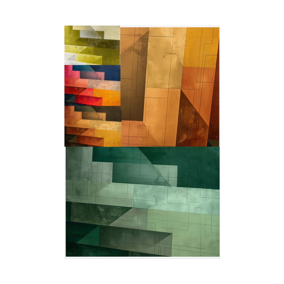 SAMPLER 2 Stairway - Rolled Paper Prints - Image 2