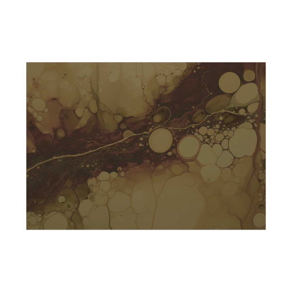 Foam One - Brown - Rolled Paper Prints - Image 11