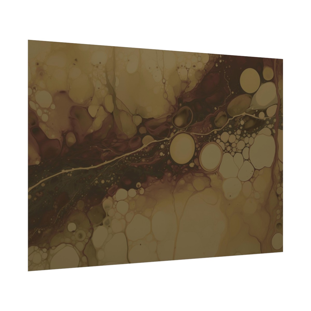 Foam One - Brown - Rolled Paper Prints - Image 12