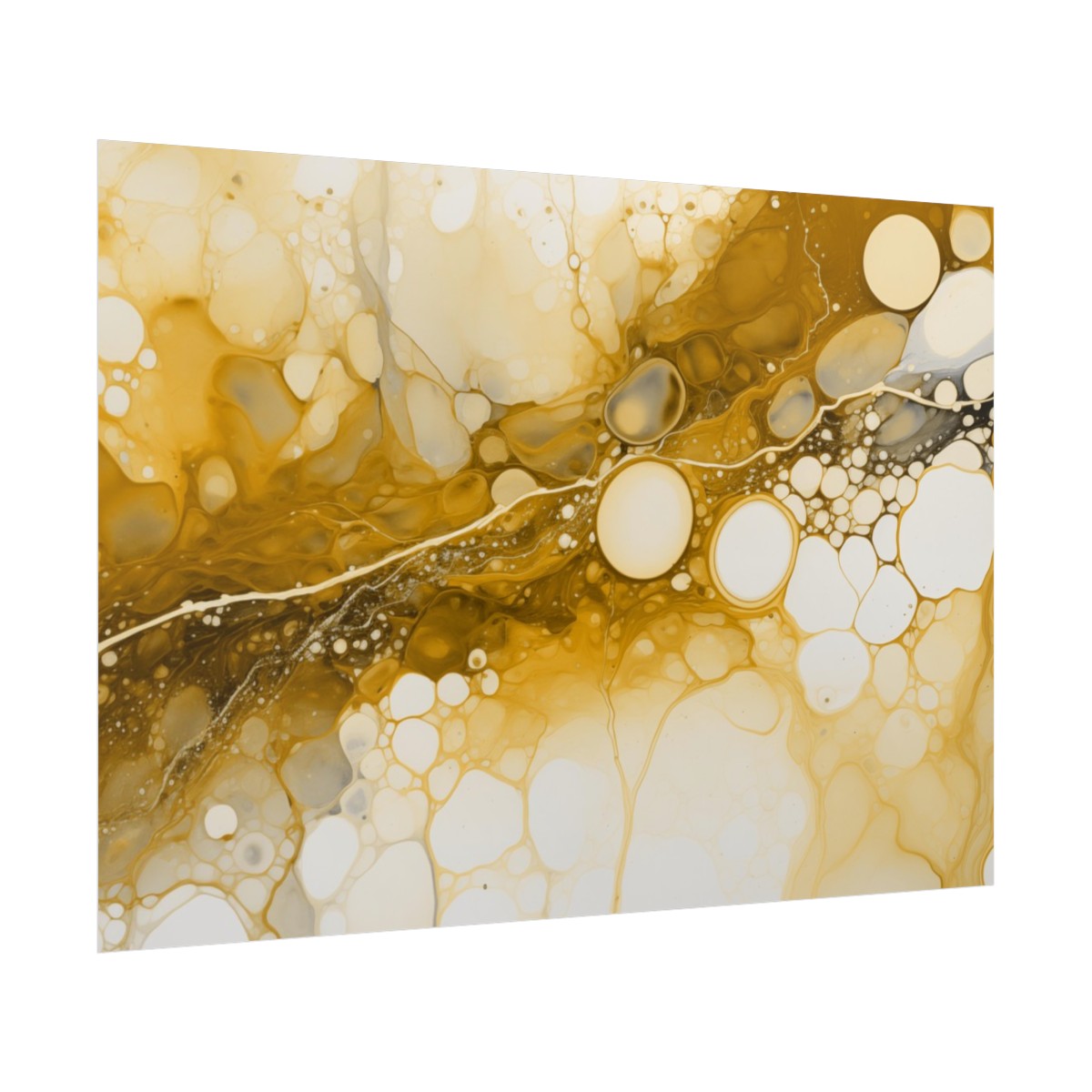 Foam One - Gold - Rolled Paper Prints - Image 13
