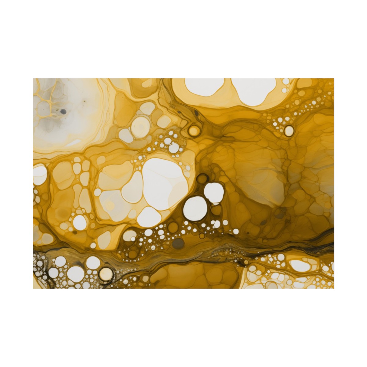 Foam Two - Gold - Rolled Paper Prints - Image 12